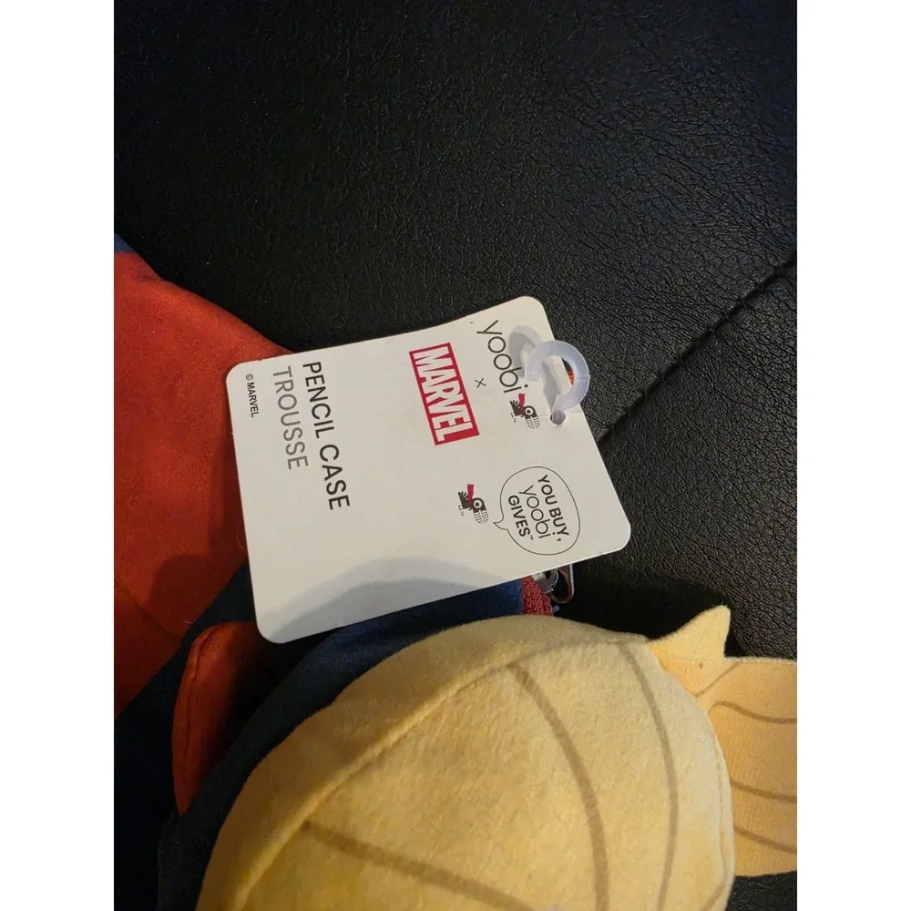 Yoobi x Captain Marvel Barrel Plush Pencil‎ Case Zipper Pouch 10